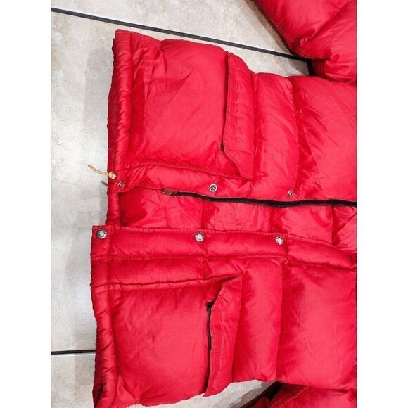 Vintage 70s North Face Jacket Mens Sz XS Brown Label Talon Puffer Goose Down - Picture 2 of 9